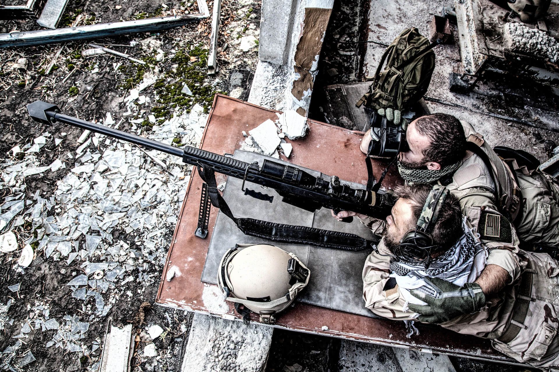 United States Navy SEAL sniper team